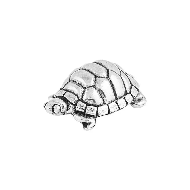 TURTLE NETSUKE IN SOLID PEWTER