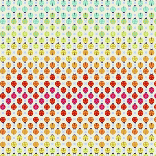 PAINTED LADIES - Glow from TINY BEASTS COLLECTION by Tula Pink, 100% Cotton, By The Half Yard, Toad Hollow Fabrics