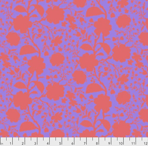 WILDFLOWER TIGER LILY - True Colors by Tula Pink, 100% Cotton, Toad Hollow Fabrics