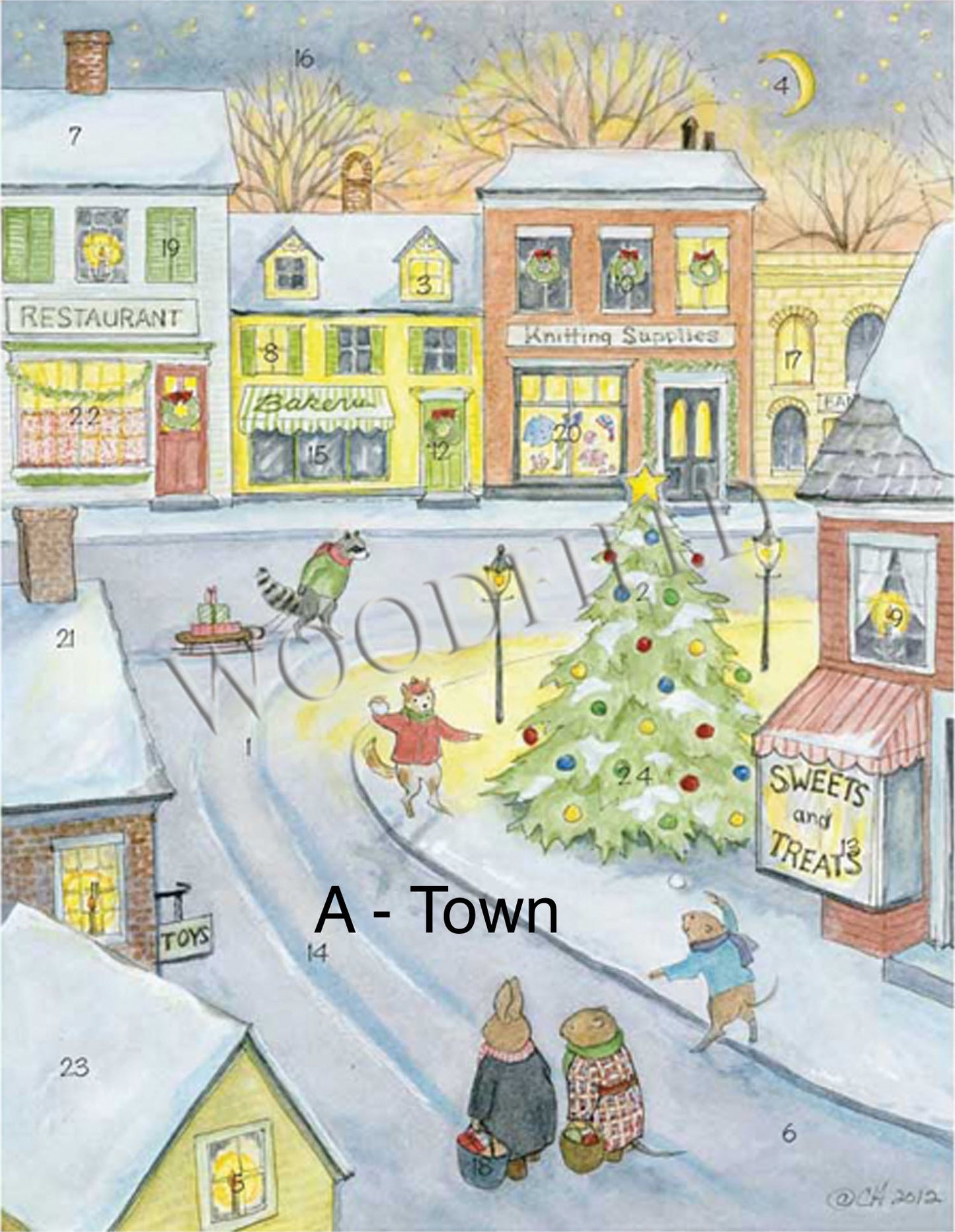 PAPER ADVENT CALENDAR from Woodfield Press