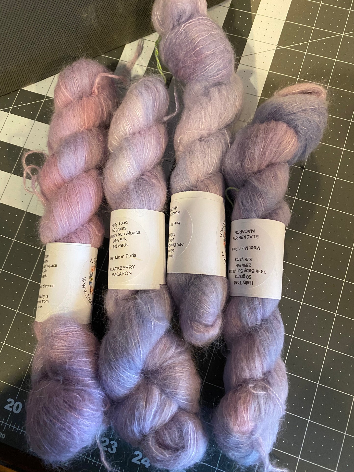 Hairy Toad - 74% Baby Suri Alpaca, 26% Silk - 50 Grams
