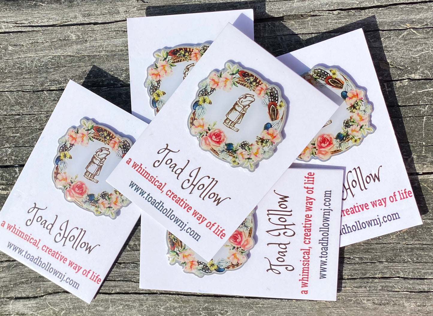 Toad Hollow Logo Enamel Pin