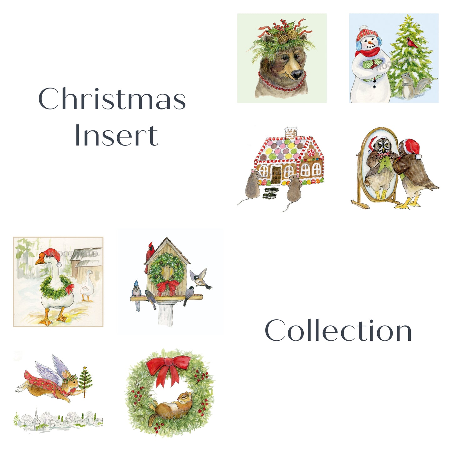 ENCLOSURE CARDS, Insert cards from Woodfield Press Toad Hollow Fabrics