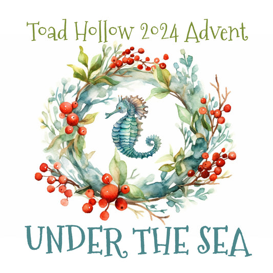 Toad Hollow 2024 Advent Calendar of Yarn Bags