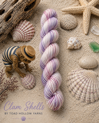 CLAM SHELLS, Toad Hollow Yarns