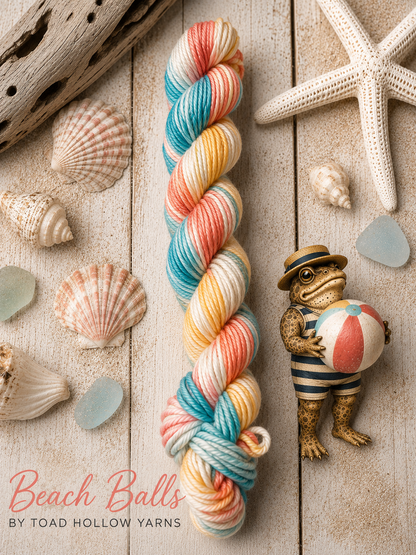 BEACH BALLS, Toad Hollow Yarns