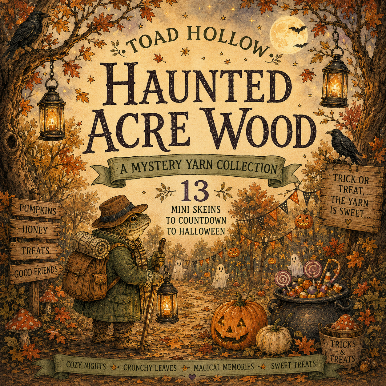 The Haunted Acre Wood Countdown to Halloween - PROJECT BAG