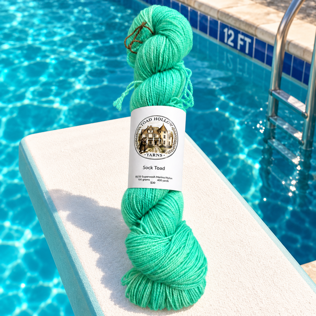 A skein of into the deep hanging out on the diving board