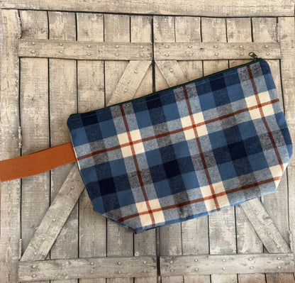 BLUE FLANNEL Project Bag