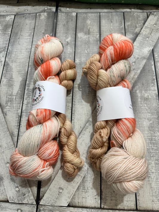 DEATH ON THE NILE - Sock Set - Hand Dyed Yarn, Toad Hollow yarns