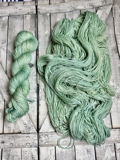 SAGE, Hand Dyed Superwash Merino Yarn,Toad Hollow Yarns