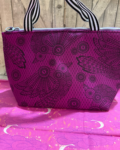 NIGHTSHADE DEJA VU Kit Bag -  size small, Toad Hollow Bags, Knitting Project Bag