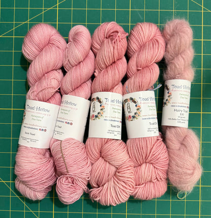 TO GRANDMOTHER’S HOUSE - Hand Dyed Yarn, Toad Hollow yarns