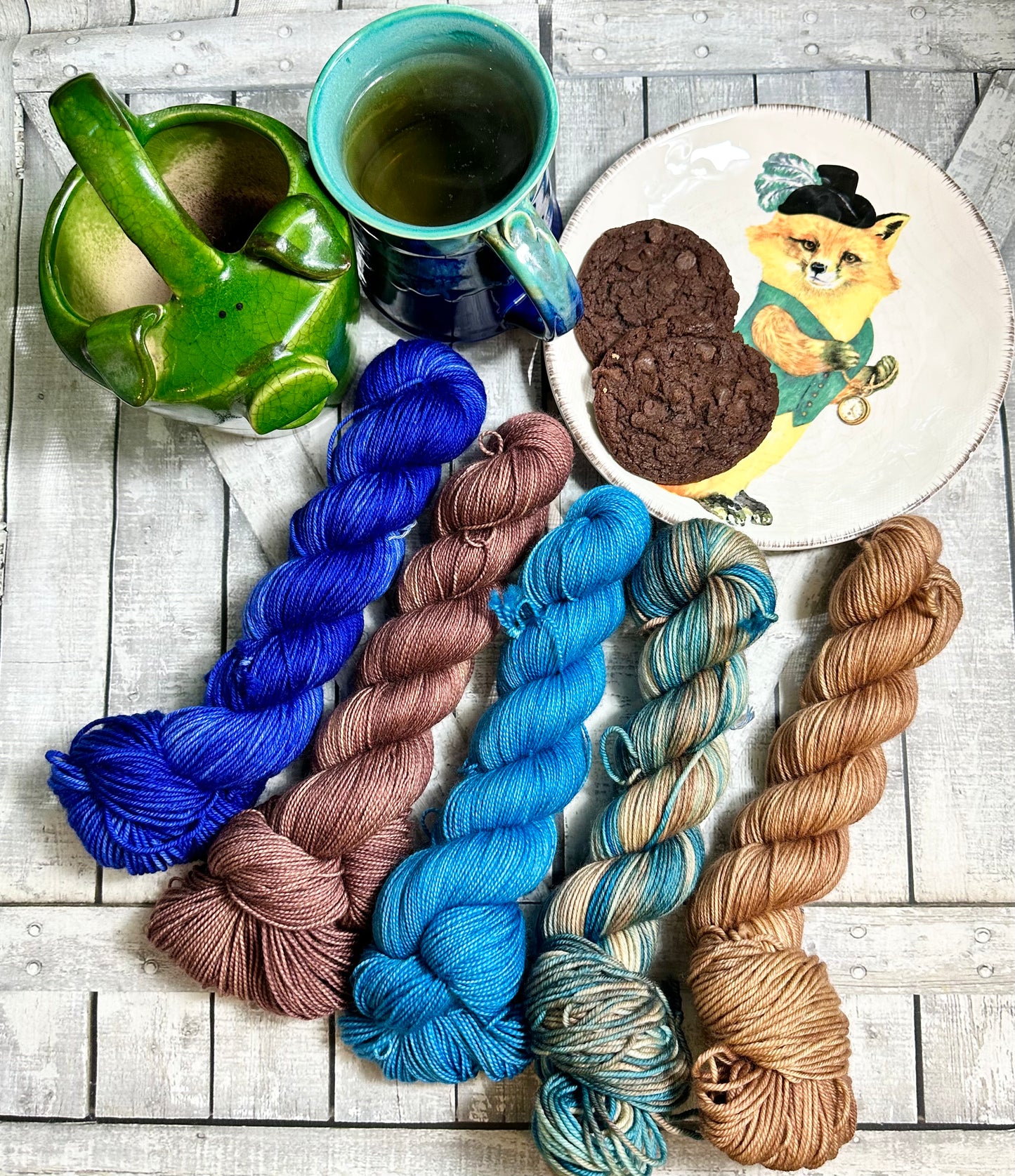 STRONGER BREW from The Cottage Brew Collection, Hand Dyed Superwash Merino Yarn,Toad Hollow Yarns