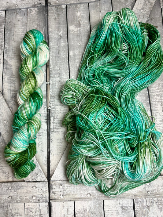 THE MERFOLK DOOR from our Ten Thousand Doors Collection, Hand Dyed Superwash Merino Yarn,Toad Hollow Yarns