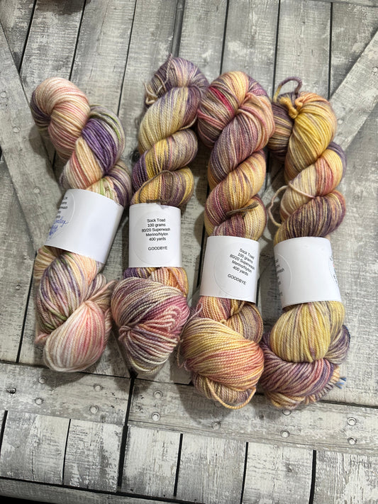 GOODBYE - Hand Dyed Yarn, Toad Hollow yarns