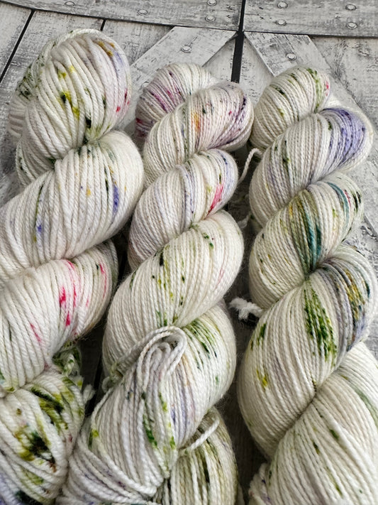 OSTARA  from our Ostara Collection, Hand Dyed Superwash Merino Yarn,Toad Hollow Yarns