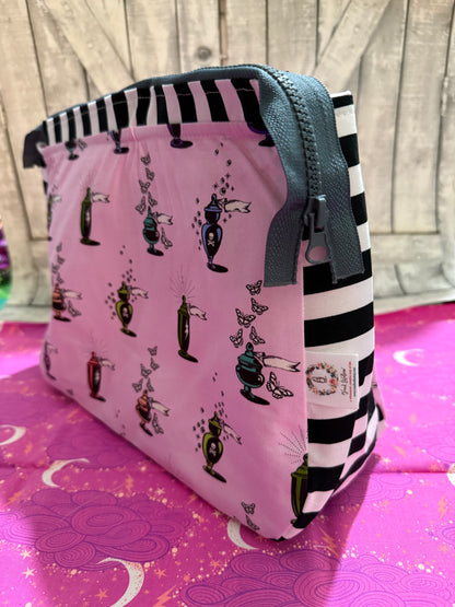 Large Knitting Bag in NIGHTSHADE DEJA VU  Project Bags - Toad Hollow Bags