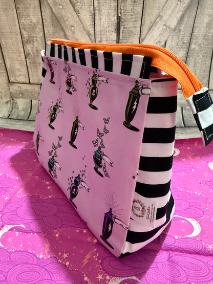 Medium Zippered Project Bags in NIGHTSHADE DEJA VU  - Toad Hollow Bags