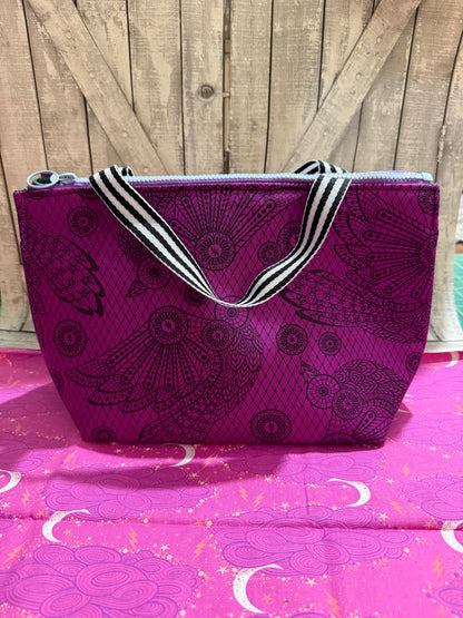 NIGHTSHADE DEJA VU Kit Bag -  size small, Toad Hollow Bags, Knitting Project Bag