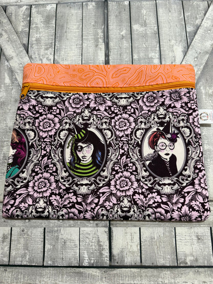 Zippered Cross Stitch Bag - NIGHTSHADE DEJA VU Project Bags - Toad Hollow Bags