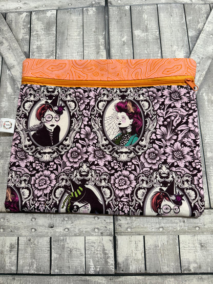 Zippered Cross Stitch Bag - NIGHTSHADE DEJA VU Project Bags - Toad Hollow Bags