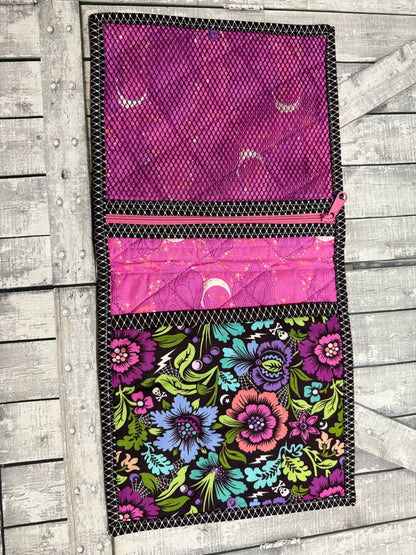 Folio Cross Stitch Bags - NIGHTSHADE DEJA VU Project Bags - Toad Hollow Bags