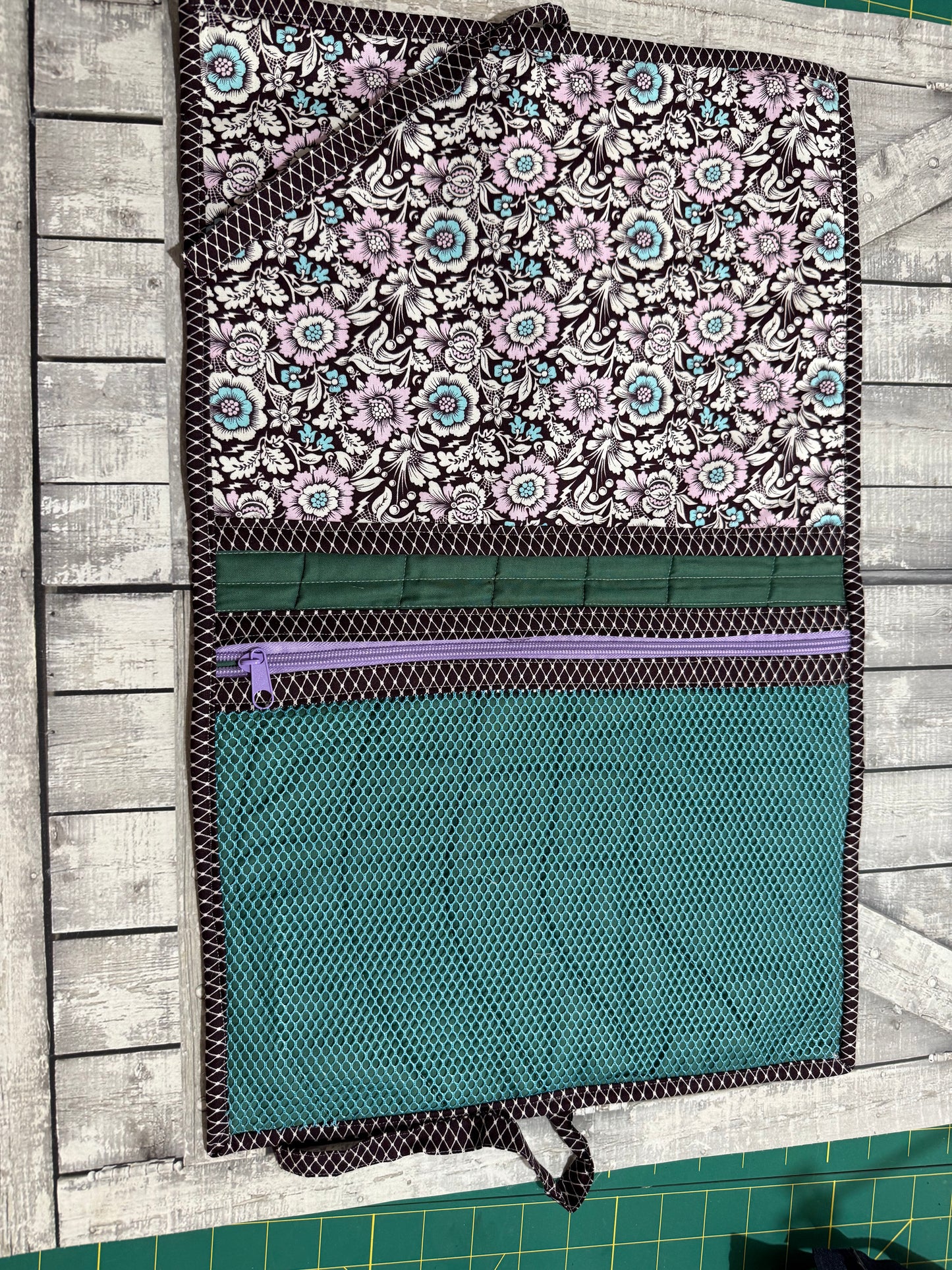 Folio Cross Stitch Bags - NIGHTSHADE DEJA VU Project Bags - Toad Hollow Bags