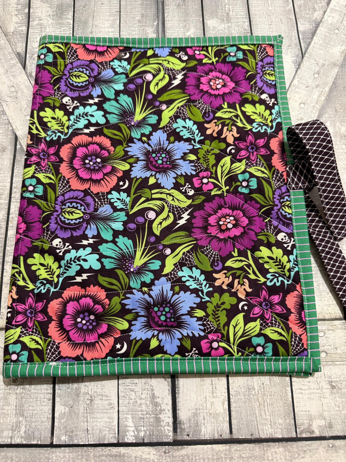 Folio Cross Stitch Bags - NIGHTSHADE DEJA VU Project Bags - Toad Hollow Bags