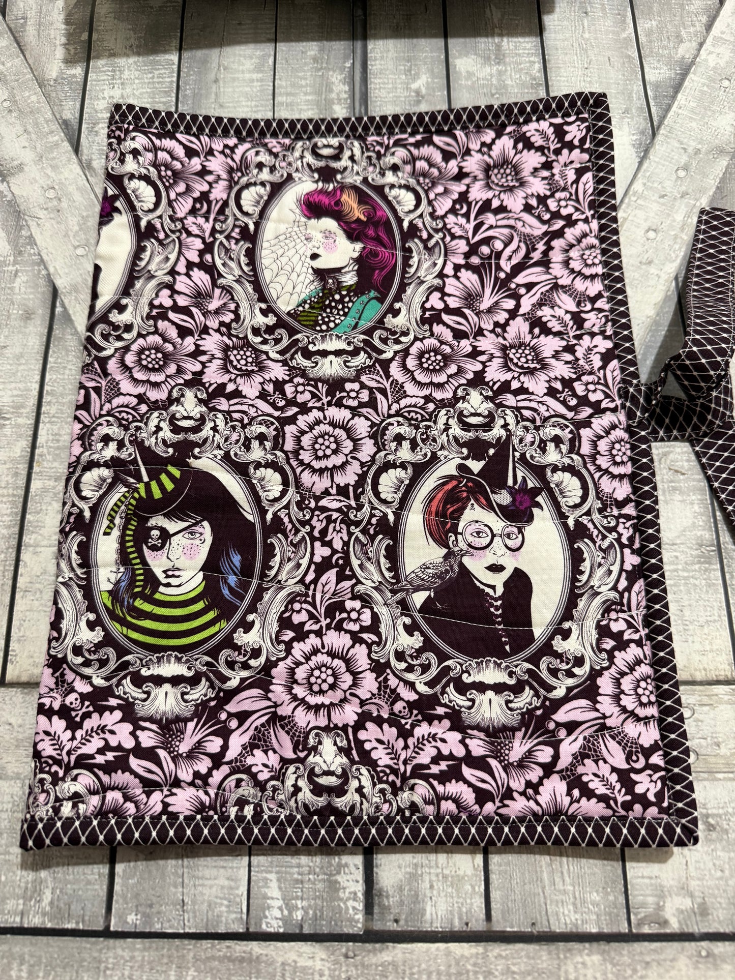 Folio Cross Stitch Bags - NIGHTSHADE DEJA VU Project Bags - Toad Hollow Bags