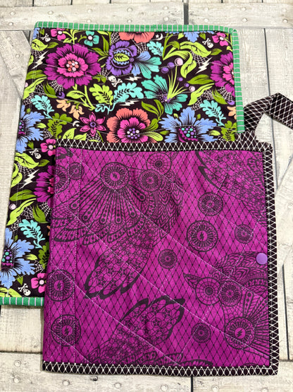 Folio Cross Stitch Bags - NIGHTSHADE DEJA VU Project Bags - Toad Hollow Bags