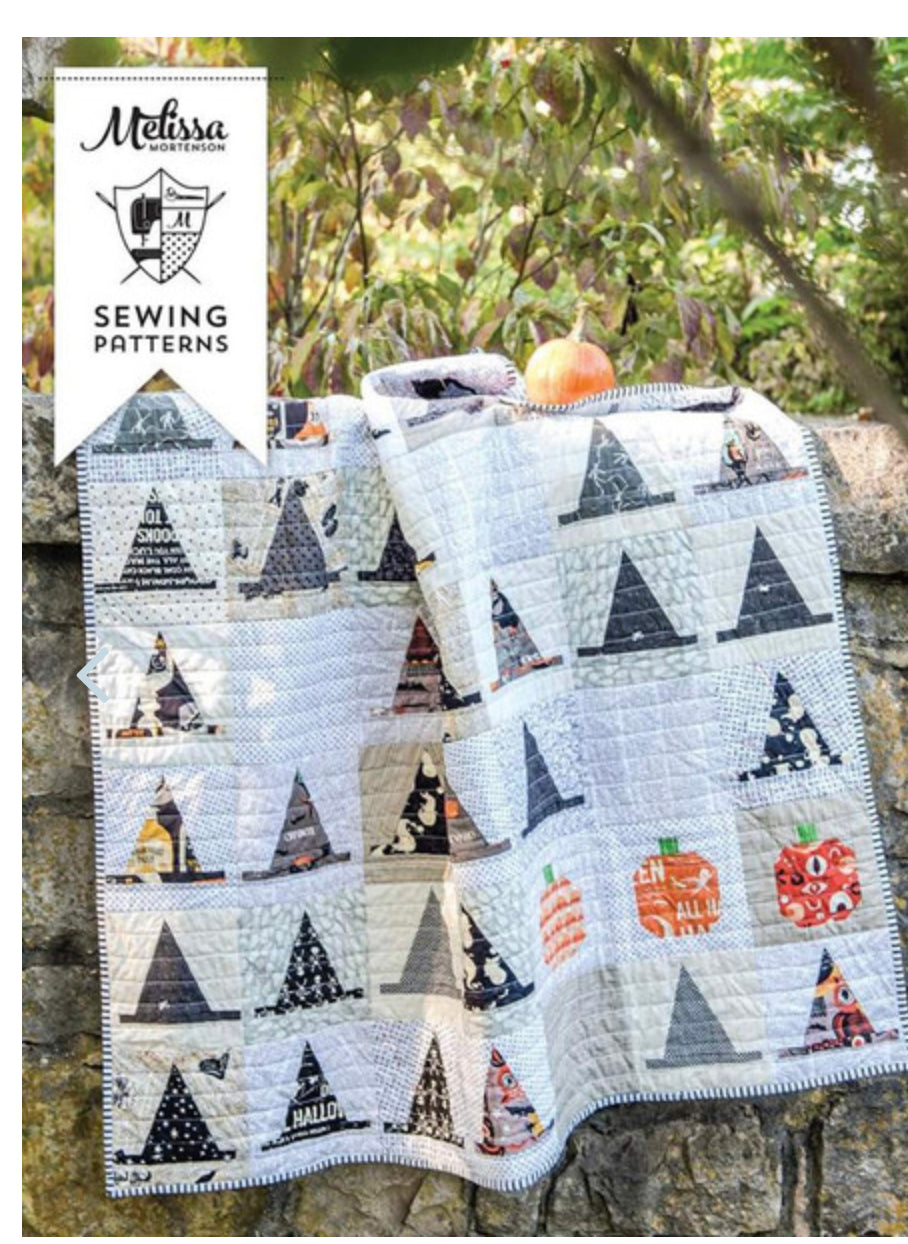 HALLOWEEN HABERDASHERY QUILT PATTERN by Melissa Mortenson for Riley Blake Designs, Toad Hollow Fabrics