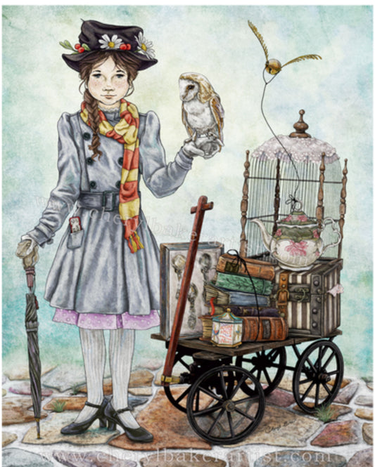 MARY GOES TO MAGIC SCHOOL by Cheryl Baker, The Olde Curiosity Shoppe, Toad Hollow