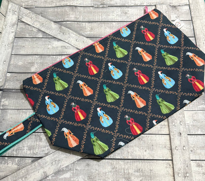 TUDOR BIRDS Project Bags, knitting bags, cross stitch bags, portfolio bags, Toad Hollow