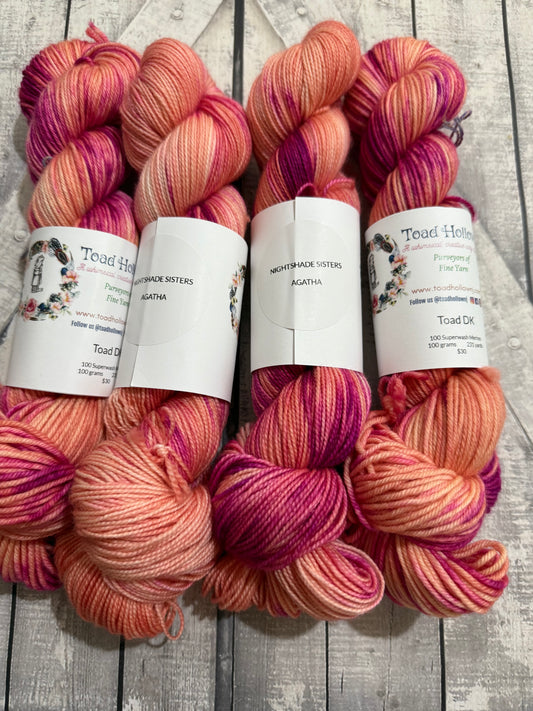 AGATHA - Nightshade Collection, Toad Hollow Yarns