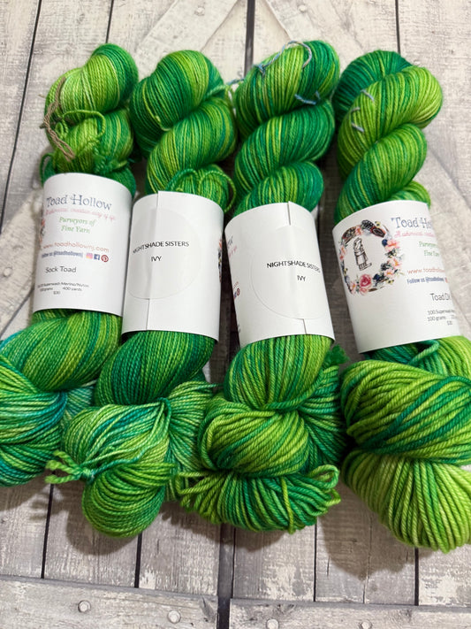 IVY - Nightshade Collection, Toad Hollow Yarns
