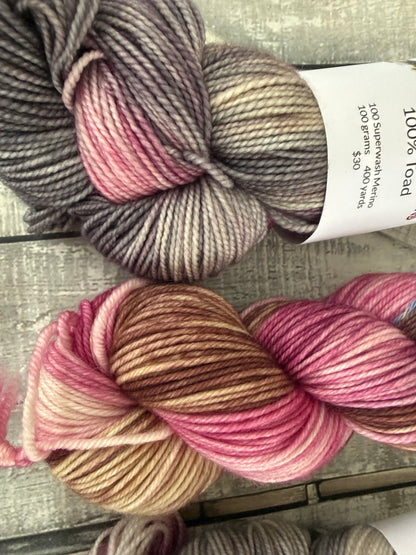 MRS HALL - All Creatures Great & Small Collection Toad Hollow Yarns