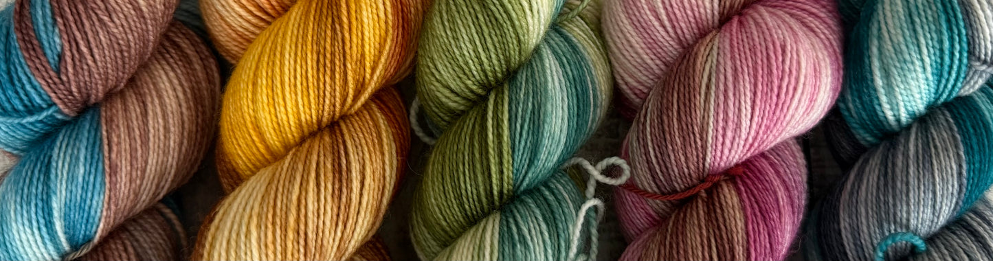 ALL CREATURES GREAT AND SMALL Mini Skein collection, Toad Hollow Yarns