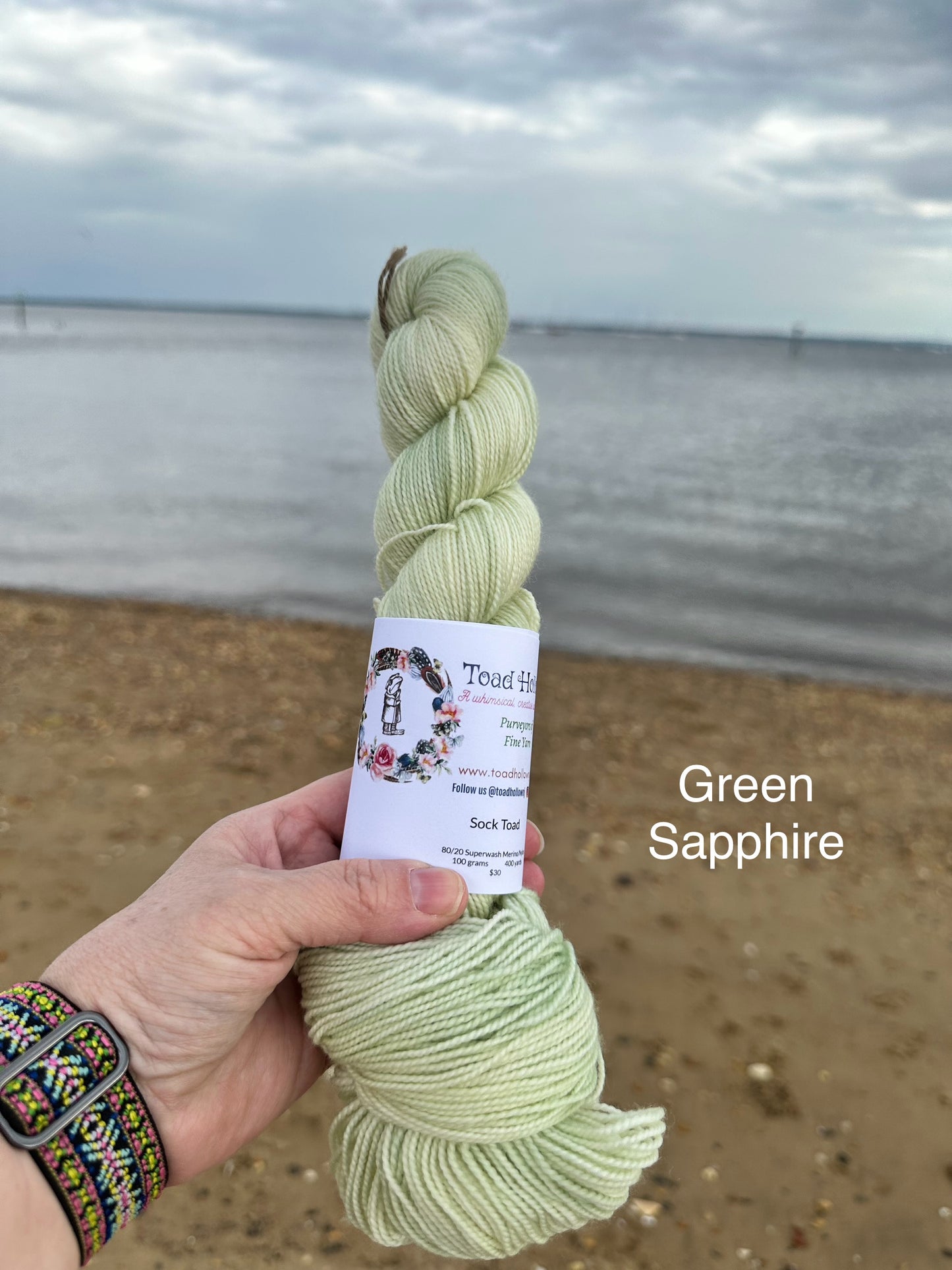 SEA GLASS Full Skeins from our Beachcomber collection, Toad Hollow Yarns
