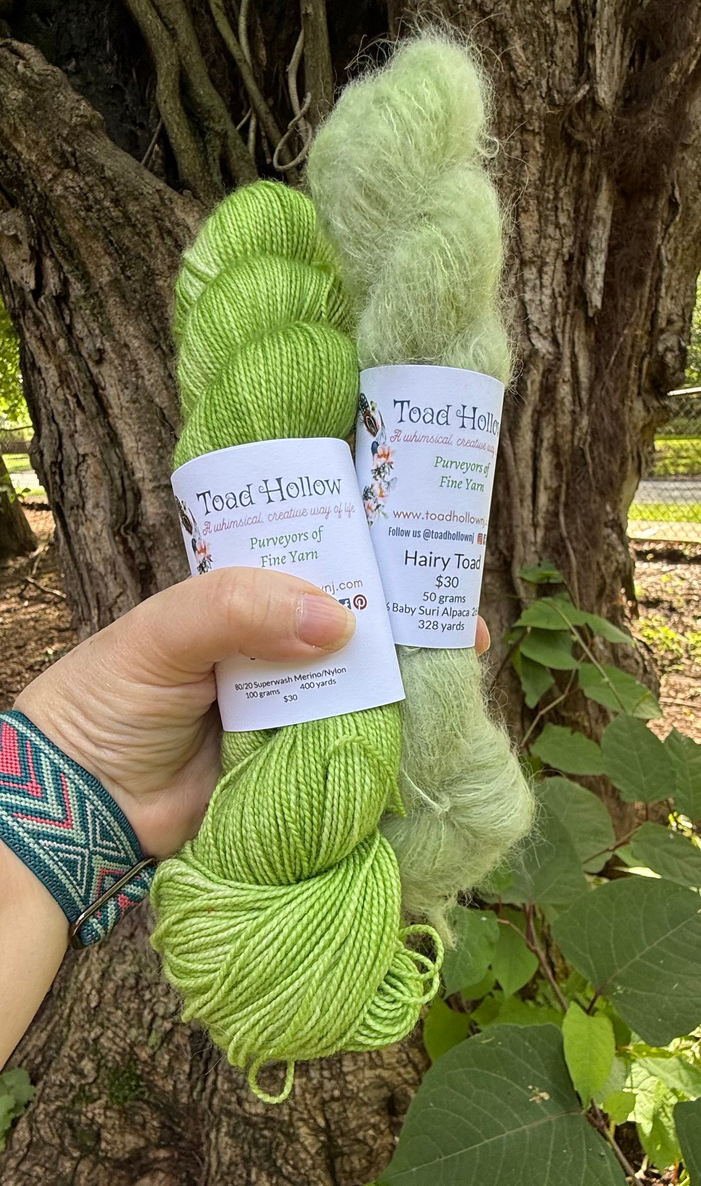 INTO THE WOODS - Hand Dyed Yarn, Toad Hollow yarns
