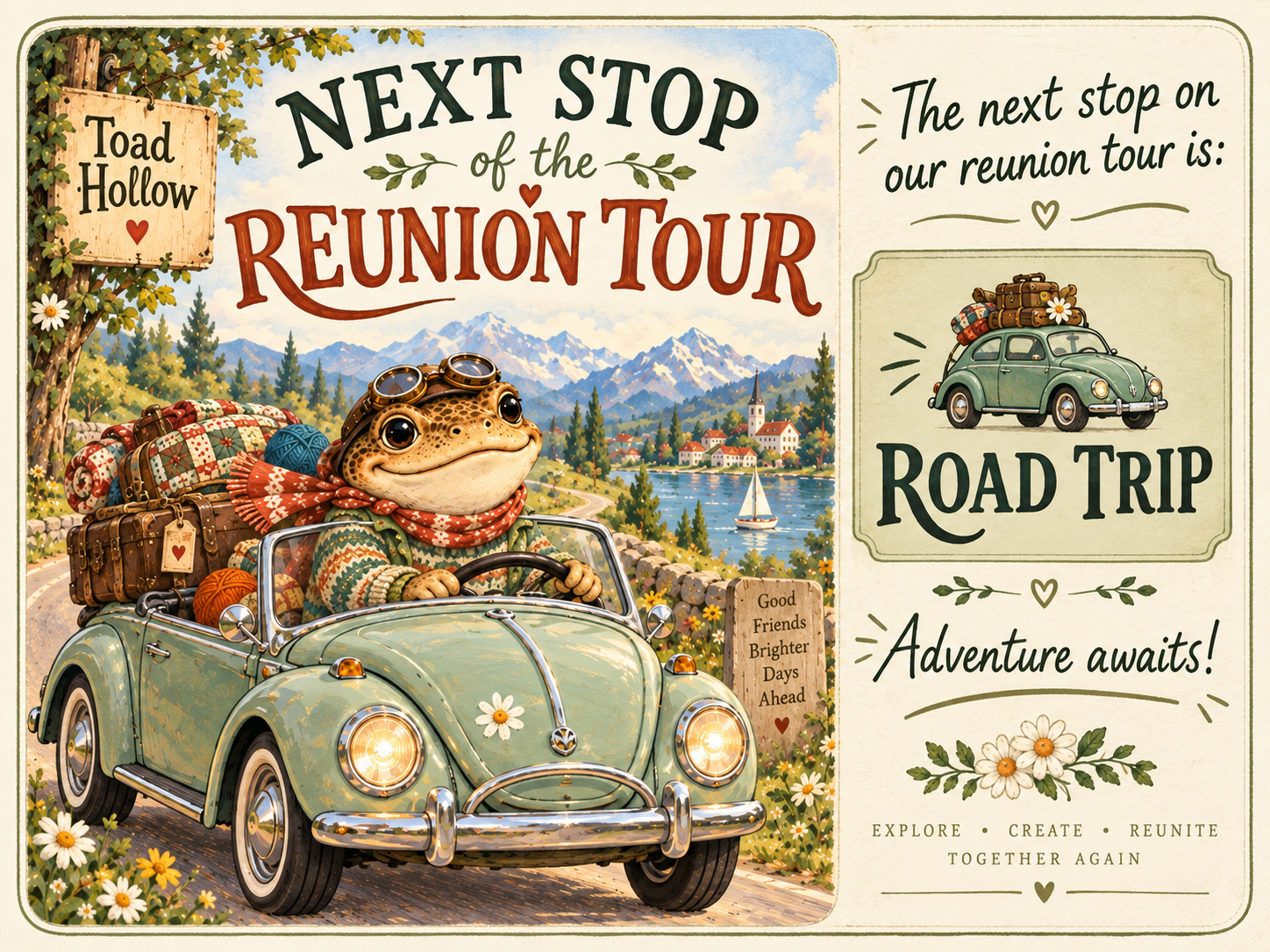 Next stop on the Reunion Tour - Road Trip