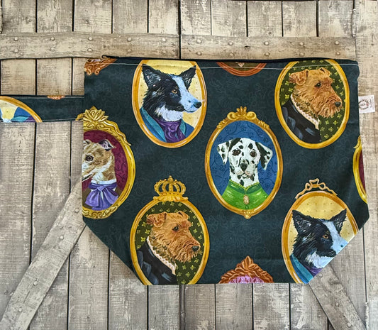 DOG PORTRAITS Extra Large Project Bag