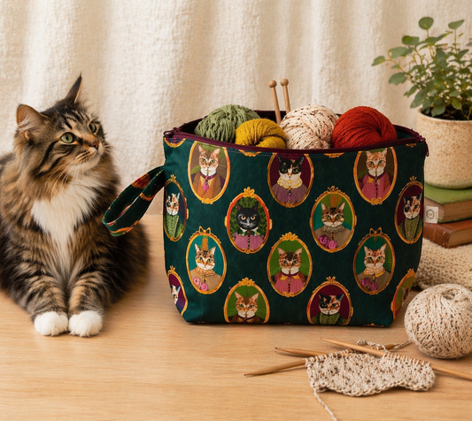 CAT PORTRAITS Extra Large Project Bag