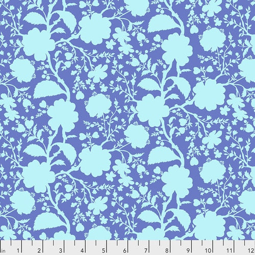 WILDFLOWER DELPHINIUM - True Colors by Tula Pink, 100% Cotton, Toad Hollow Fabrics