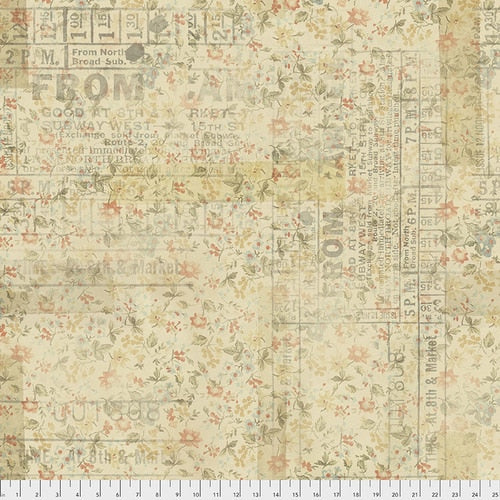 FROM CAMDEN- from Tim Holtz Eclectic Elements line - by Free Spirit Fabrics- 100% Cotton, Toad Hollow Fabrics
