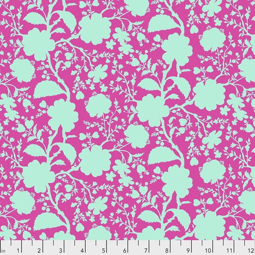 WILDFLOWER AZALEA - True Colors by Tula Pink, 100% Cotton, Toad Hollow Fabrics