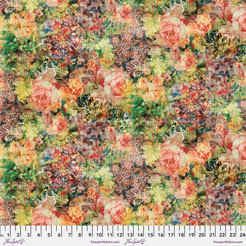 Tim Holtz CANVAS -Bouquet - by Free Spirit Fabrics- 100% Cotton, Toad Hollow Fabrics