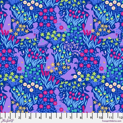 VANITY GARDEN PURPLE from BELLE EPOQUE by Stacy Peterson, Toad Hollow Fabrics