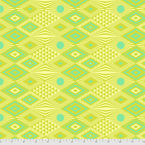 Lucy - Pineapple - DAYDREAMER by Tula Pink, 100% Cotton, Toad Hollow Fabrics