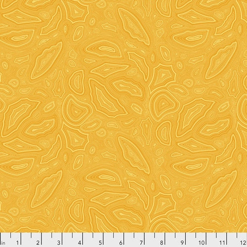 MINERAL AMBER - True Colors by Tula Pink, 100% Cotton, Toad Hollow Fabrics